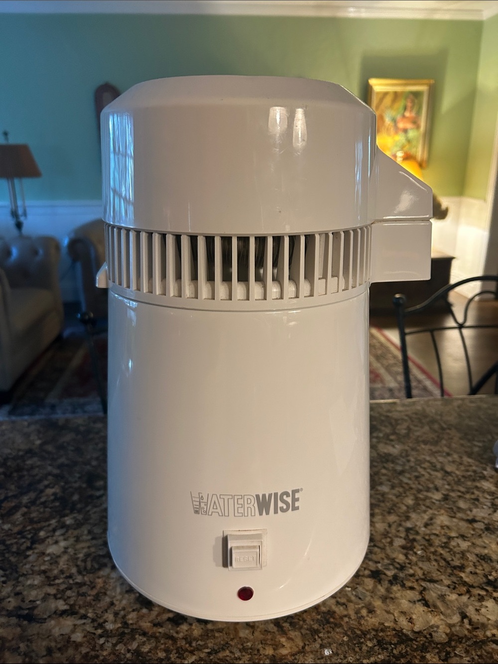 White “WaterWise” Water Distiller - Reliable Home Purification